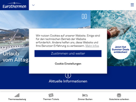 'eurothermen.at' screenshot