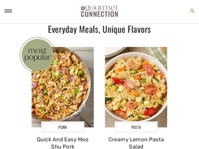 'mygourmetconnection.com' screenshot