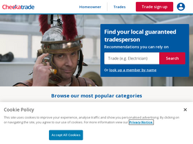 'checkatrade.com' screenshot
