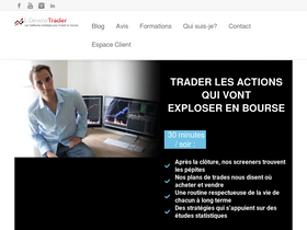 'e-devenirtrader.com' screenshot