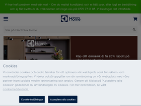 'electroluxhome.se' screenshot