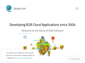 'qualityunit.com' screenshot