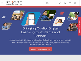 'schoolnetindia.com' screenshot