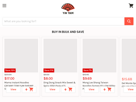 yinyam.com.au homepage screenshot