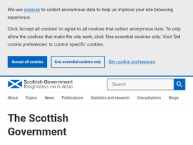 'gov.scot' screenshot