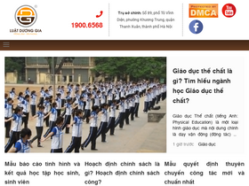 'luatduonggia.vn' screenshot