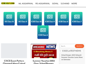 'icsehelp.com' screenshot
