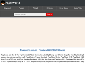 'pagalworld.com.se' screenshot