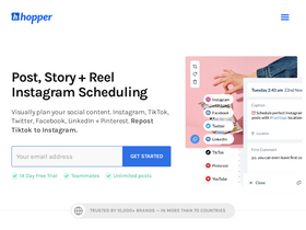 'hopperhq.com' screenshot