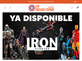 'larevisteriacomics.com' screenshot