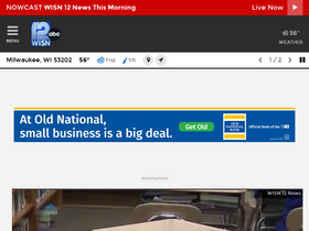 'wisn.com' screenshot