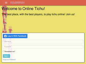 'onlinetichu.com' screenshot