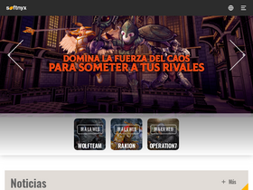 'softnyx.com' screenshot
