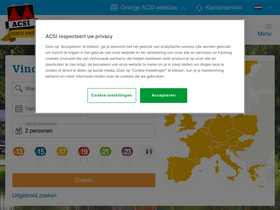 'campingcard.nl' screenshot