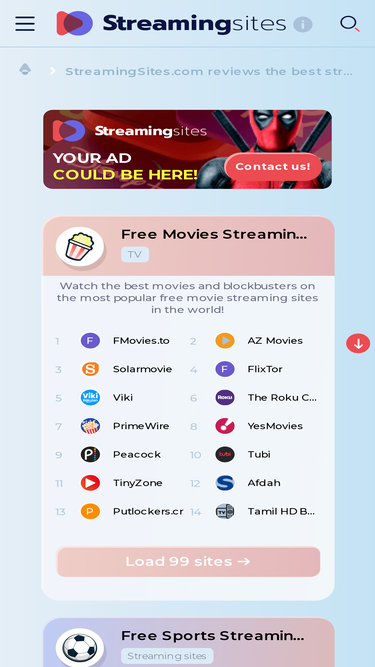 123tvnow Competitors Top Sites Like 123tvnow Similarweb