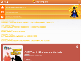 'onepieceex.net' screenshot