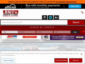 'dalessuperstore.com' screenshot
