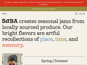 sabajamsf.com homepage screenshot