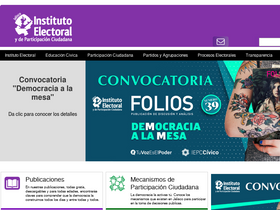 'iepcjalisco.org.mx' screenshot