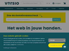 'versio.nl' screenshot