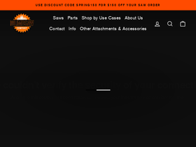 limbsaw.com homepage screenshot
