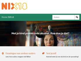 'nix18.nl' screenshot