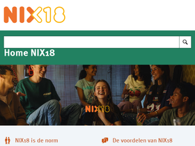 'nix18.nl' screenshot