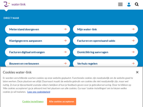 'water-link.be' screenshot