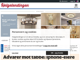 'helg.no' screenshot