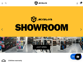 sava-bicycles.com homepage screenshot