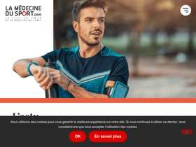 'lamedecinedusport.com' screenshot