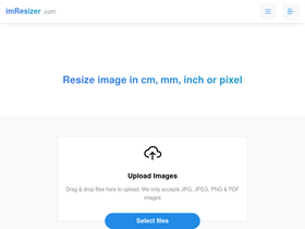 'imresizer.com' screenshot
