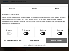 'omron-healthcare.co.uk' screenshot