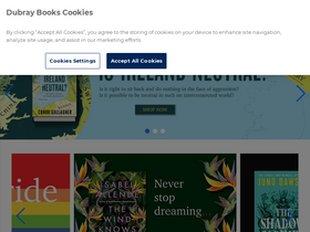 'dubraybooks.ie' screenshot