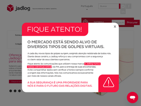 'jadlog.com' screenshot
