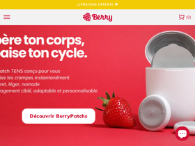 Berry homepage screenshot