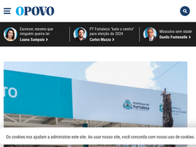 'opovo.com.br' screenshot