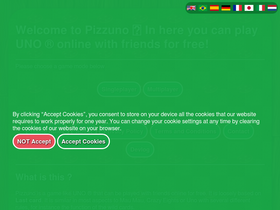 'pizz.uno' screenshot