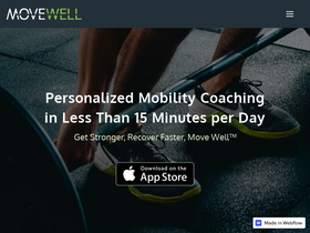 'movewellapp.com' screenshot