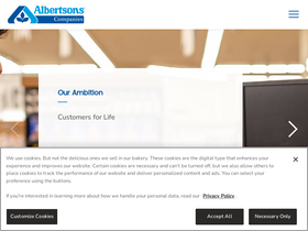 'albertsonscompanies.com' screenshot