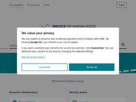 'mostwiedzy.pl' screenshot