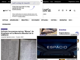 'redhistoria.com' screenshot