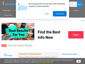 'scholarshipair.com' screenshot