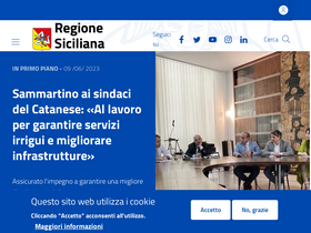 'amministrazionetrasparente.regione.sicilia.it' screenshot
