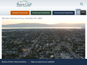 'provo.edu' screenshot