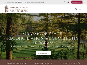 'atonementfriars.org' screenshot