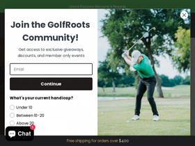 Canada Roots homepage screenshot
