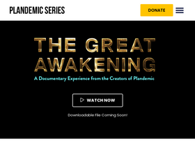 'plandemicseries.com' screenshot