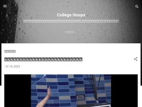 'college-hoops-japan.blogspot.com' screenshot