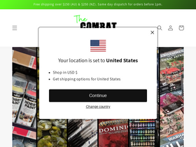 'thecombatcompany.com' screenshot